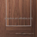 Walnut veneered room door interior wooden